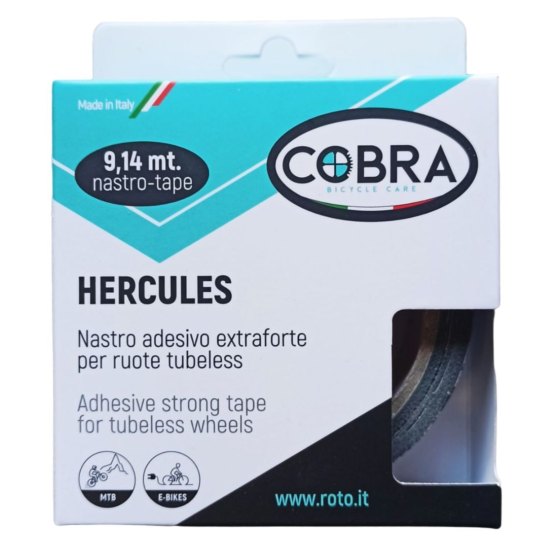 Cobra Hercules Nastro Conversione Tubeless 9,14mt x 25mm